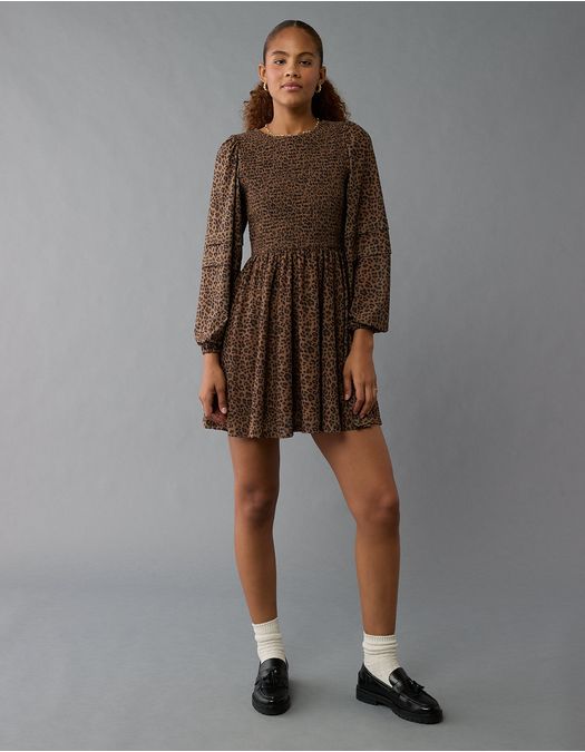 Vestido manga larga de mujer AE