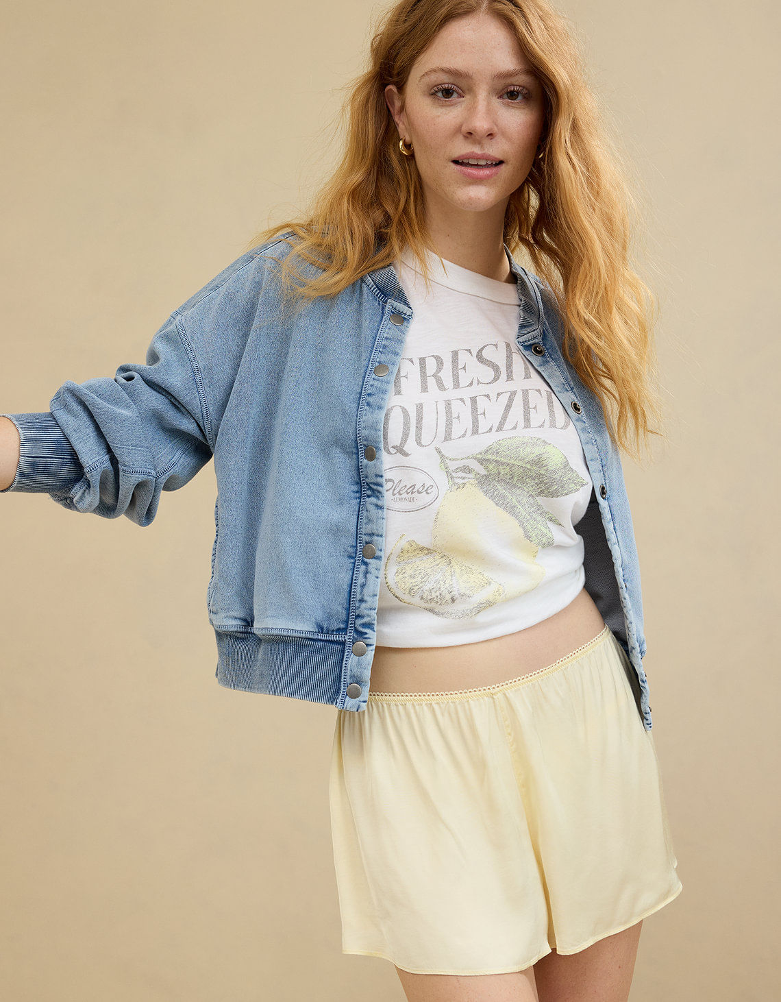 Bóxer Satinado Off-Duty para Mujer Aerie