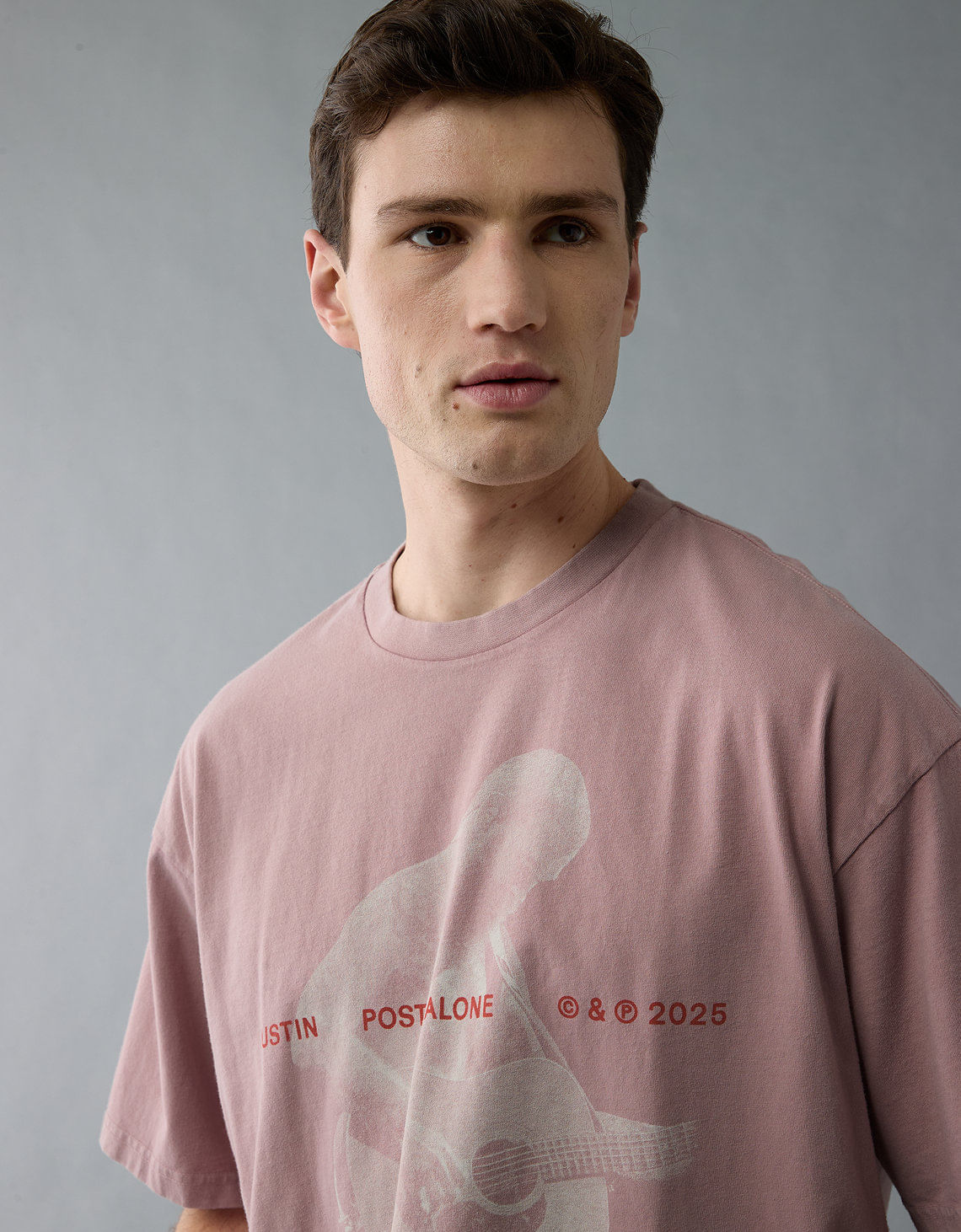 Camiseta Gráfica Ae Boxy Post Malone