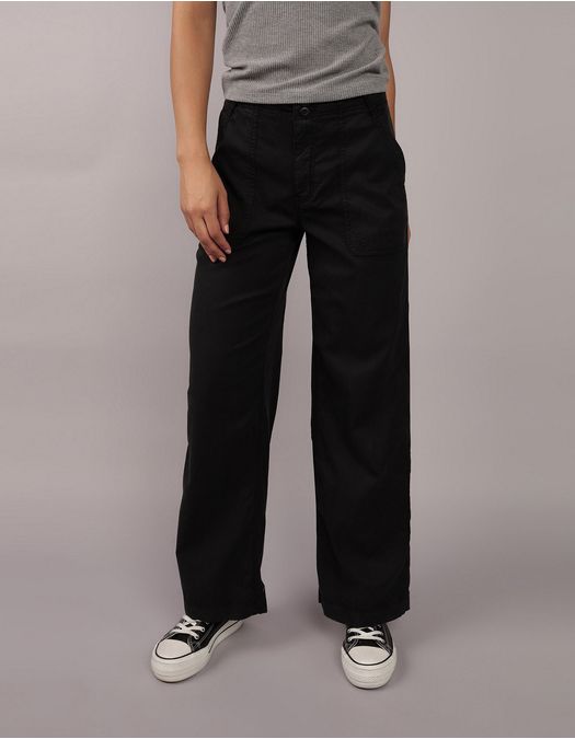 Pantalón Tiro Alto Holgado Mujer AE