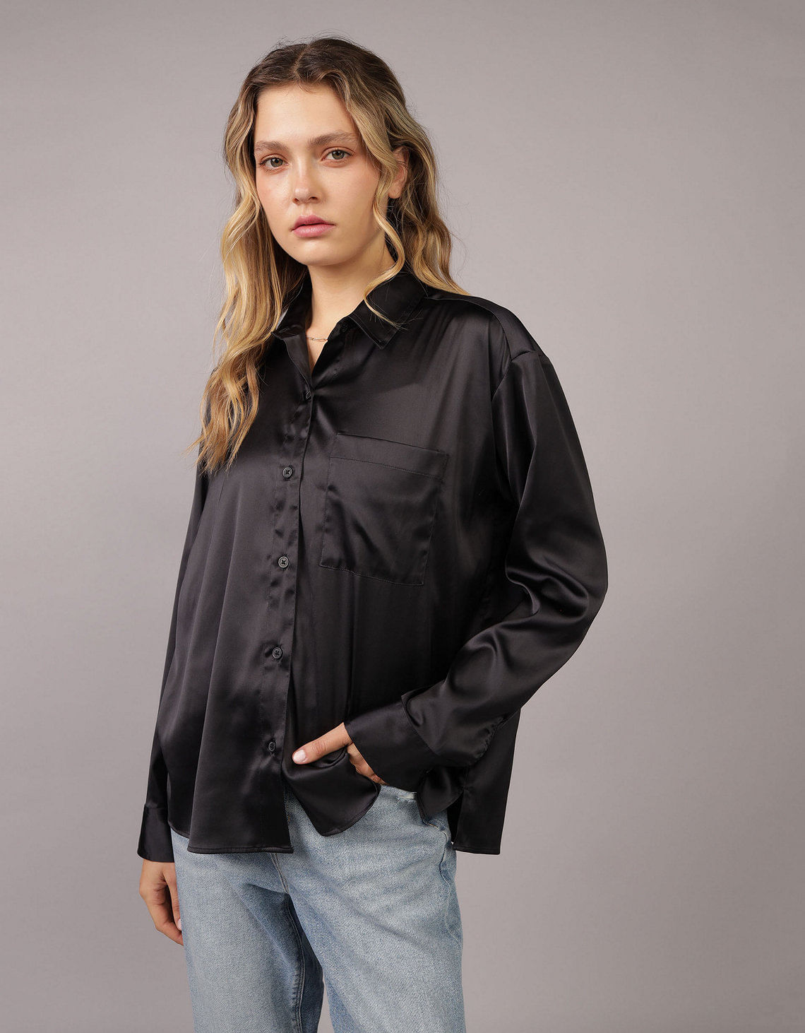 Camisa Manga Larga Mujer AE