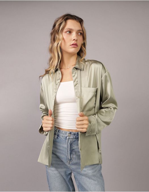 Camisa Manga Larga Mujer AE
