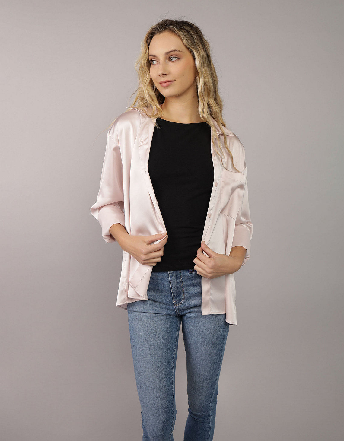 Camisa Manga Larga Mujer AE