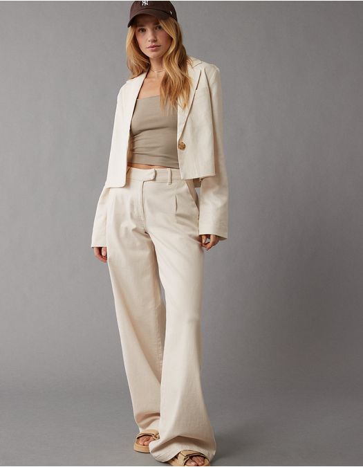 Blazer AE tipo cropped de Mujer