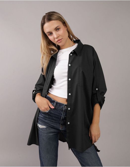 Camisa AE manga larga para mujer