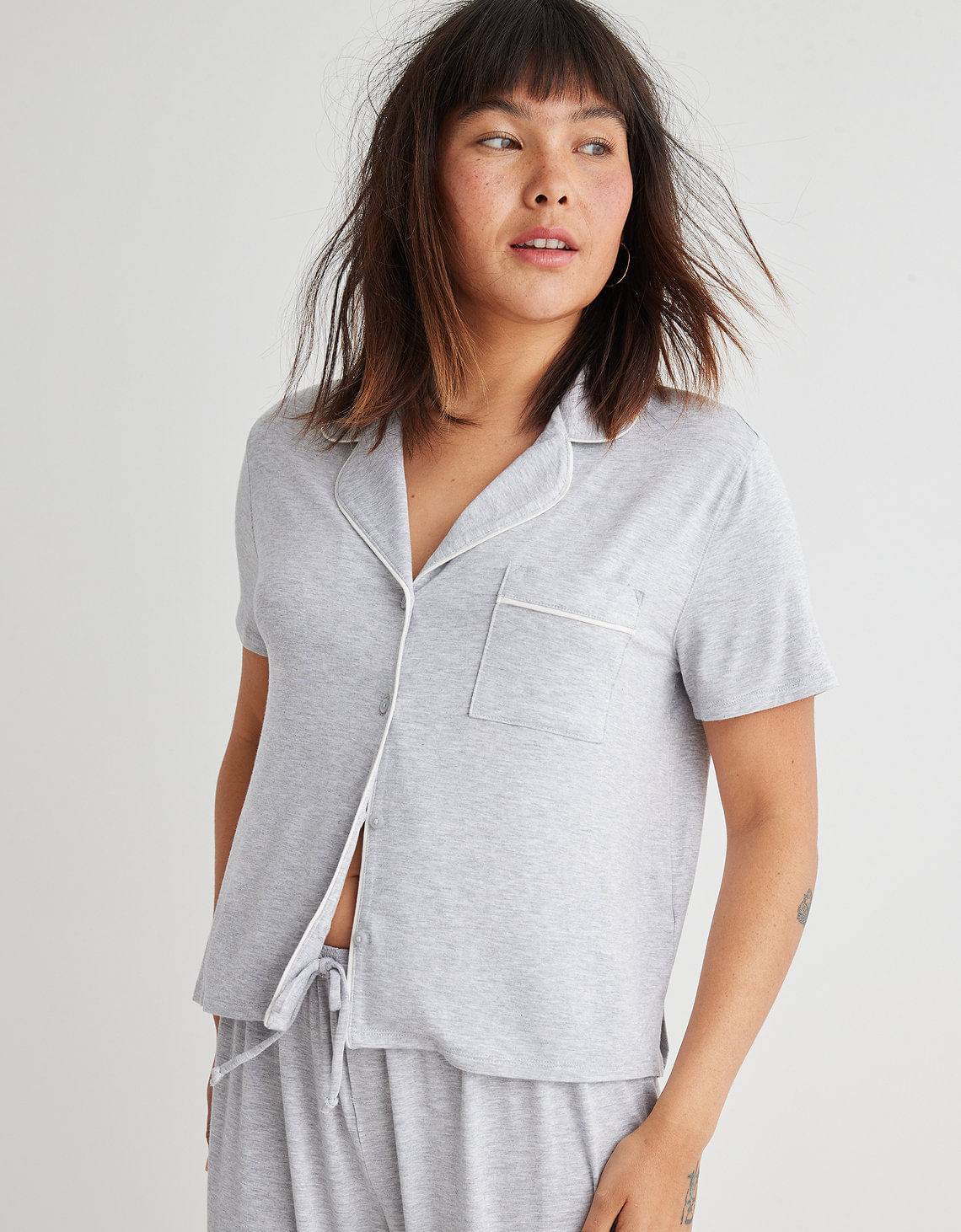 Camiseta de pijama manga corta de mujer Aerie